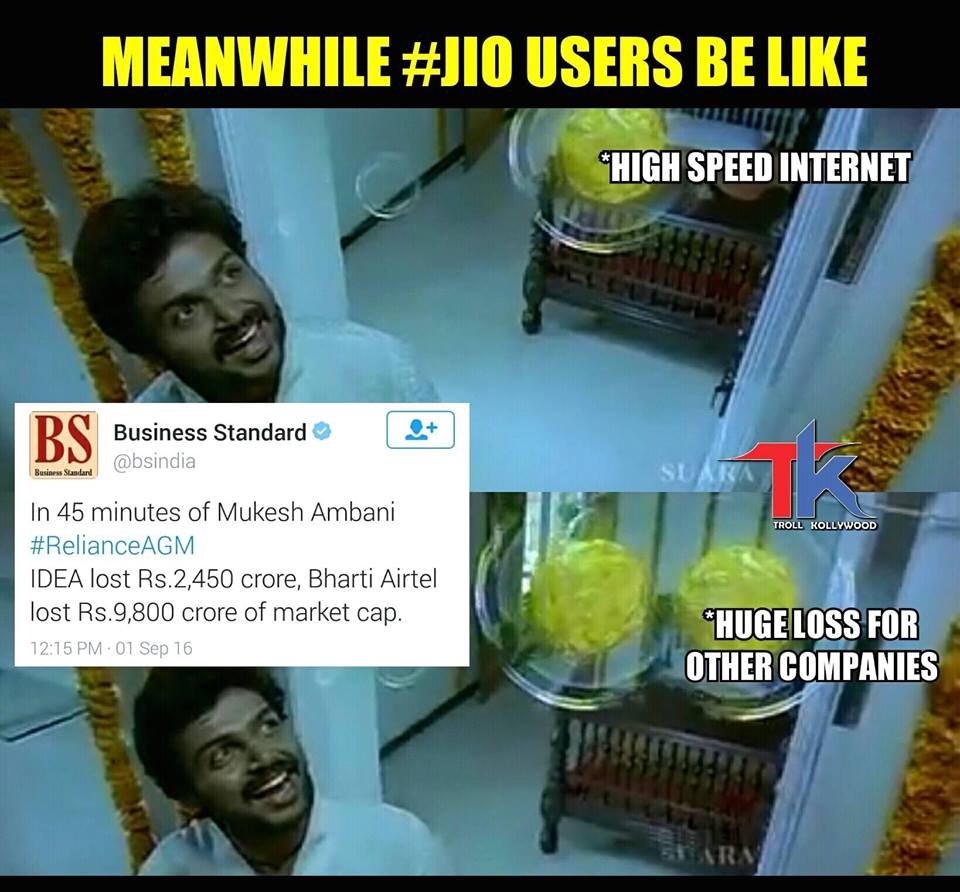 அன்லிமிட்டெட் ஜியோ மீம்ஸ்! அன்லிமிட்டெட் ஜியோ மீம்ஸ்!