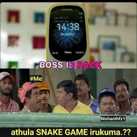 நோக்கியா ரிட்டர்ன்ஸ்...இணையத்தைக் கலக்கிய மீம்ஸ் தொகுப்பு! #Nokia3310 நோக்கியா ரிட்டர்ன்ஸ்...இணையத்தைக் கலக்கிய மீம்ஸ் தொகுப்பு! #Nokia3310