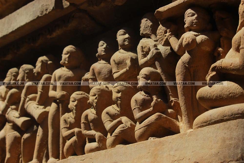 கஜுரஹோ சிற்பங்கள் - சிறப்பு புகைப்பட்டத் தொகுப்பு: படங்கள்: அ. சரண் குமார் கஜுரஹோ சிற்பங்கள் - சிறப்பு புகைப்பட்டத் தொகுப்பு: படங்கள்: அ. சரண் குமார்