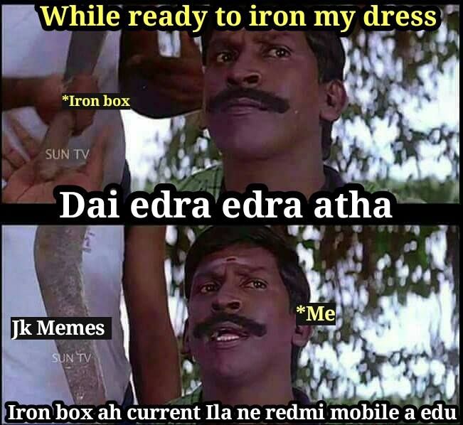 “என்னது... அயர்ன்பாக்ஸா? அப்போ நாங்கனாப்ள யாரு?” - அனல் கக்கும் ரெட்மீ மீம்ஸ் “என்னது... அயர்ன்பாக்ஸா? அப்போ நாங்கனாப்ள யாரு?” - அனல் கக்கும் ரெட்மீ மீம்ஸ்