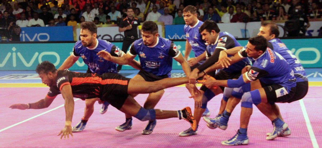வைரலாகும் ராகுல் செளத்ரியின் லயன் ஜம்ப்... புரோ கபடி லீக் ஆல்பம்! வைரலாகும் ராகுல் செளத்ரியின் லயன் ஜம்ப்... புரோ கபடி லீக் ஆல்பம்!