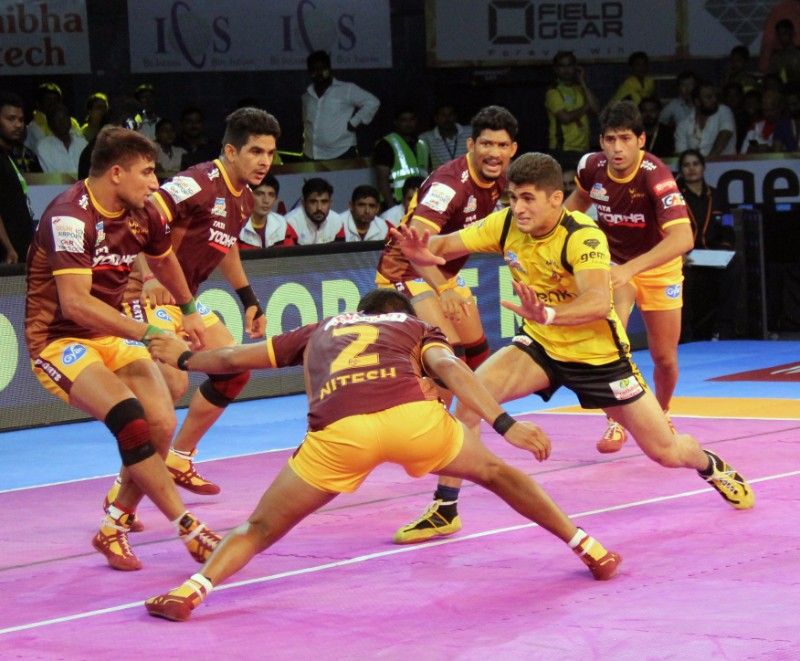 தெலுங்கு டைட்டன்ஸ் ஹாட்ரிக் தோல்வி, ராகுல் சவுதரிக்கு லைக்ஸ் அள்ளியது, 'பாயின்ட் வரட்டும்' என காத்திருந்து டெல்லி தோற்றது..! #ProKabaddi தெலுங்கு டைட்டன்ஸ் ஹாட்ரிக் தோல்வி, ராகுல் சவுதரிக்கு லைக்ஸ் அள்ளியது, 'பாயின்ட் வரட்டும்' என காத்திருந்து டெல்லி தோற்றது..! #ProKabaddi