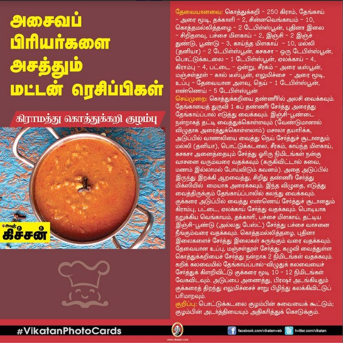 அசைவப் பிரியர்களை அசத்தும் மட்டன் ரெசிப்பிகள் #VikatanPhotoCards