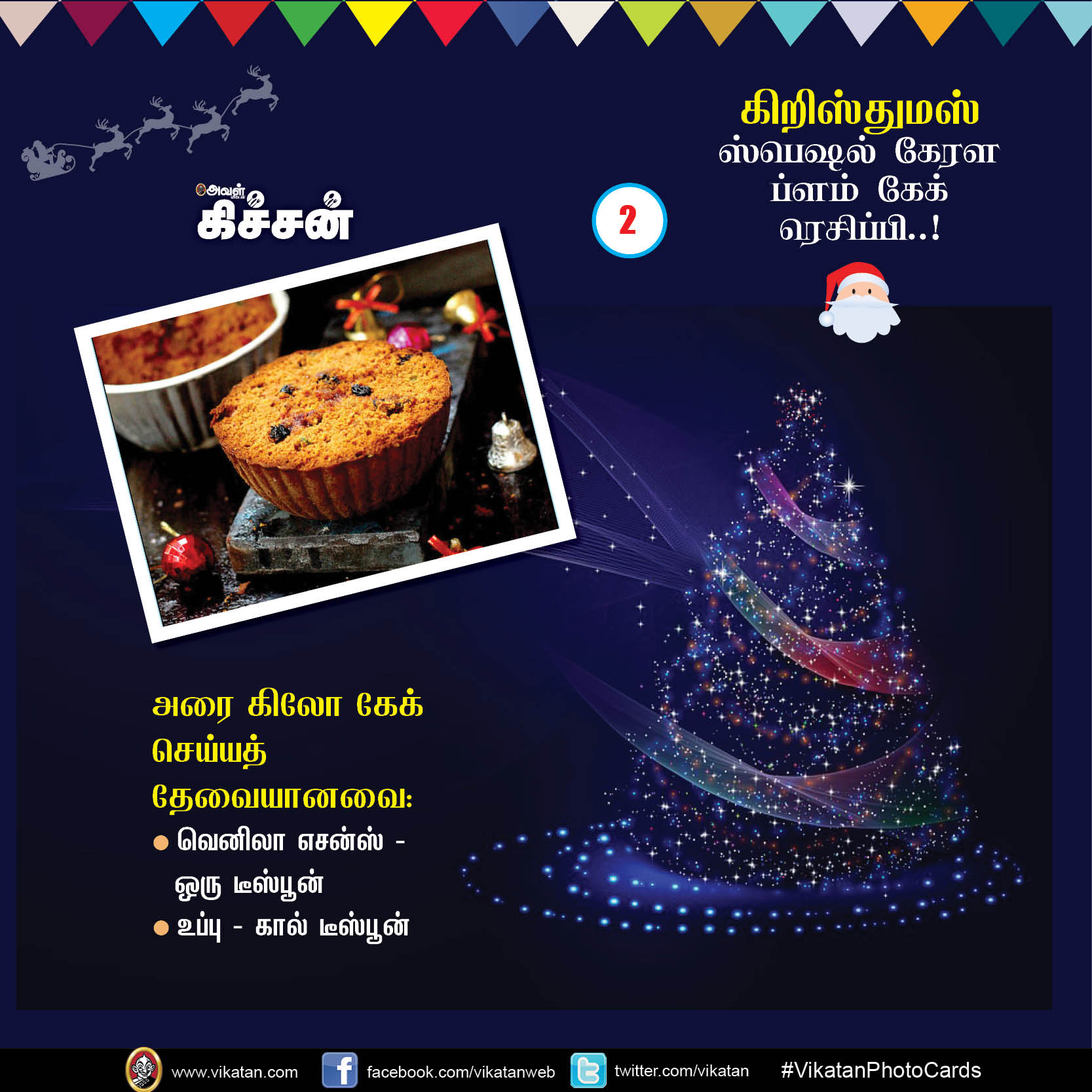 கிறிஸ்துமஸ் ஸ்பெஷல் கேரள ப்ளம் கேக் ரெசிப்பி..! #VikatanPhotoCards #Christmas கிறிஸ்துமஸ் ஸ்பெஷல் கேரள ப்ளம் கேக் ரெசிப்பி..! #VikatanPhotoCards #Christmas