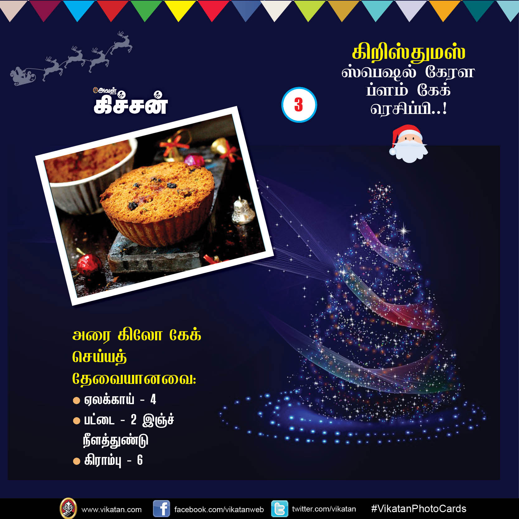 கிறிஸ்துமஸ் ஸ்பெஷல் கேரள ப்ளம் கேக் ரெசிப்பி..! #VikatanPhotoCards #Christmas கிறிஸ்துமஸ் ஸ்பெஷல் கேரள ப்ளம் கேக் ரெசிப்பி..! #VikatanPhotoCards #Christmas