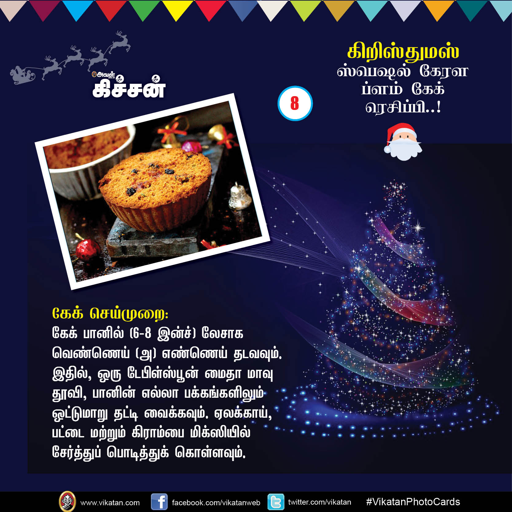 கிறிஸ்துமஸ் ஸ்பெஷல் கேரள ப்ளம் கேக் ரெசிப்பி..! #VikatanPhotoCards #Christmas கிறிஸ்துமஸ் ஸ்பெஷல் கேரள ப்ளம் கேக் ரெசிப்பி..! #VikatanPhotoCards #Christmas