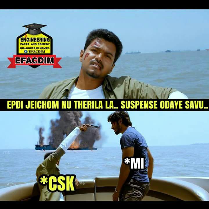 அடடட..! ஆரம்பமே... அதிருதடா! ஐ.பி.எல் முதல் மேட்ச் மீம்ஸுக்கா பஞ்சம்! #IPL2018 அடடட..! ஆரம்பமே... அதிருதடா! ஐ.பி.எல் முதல் மேட்ச் மீம்ஸுக்கா பஞ்சம்! #IPL2018