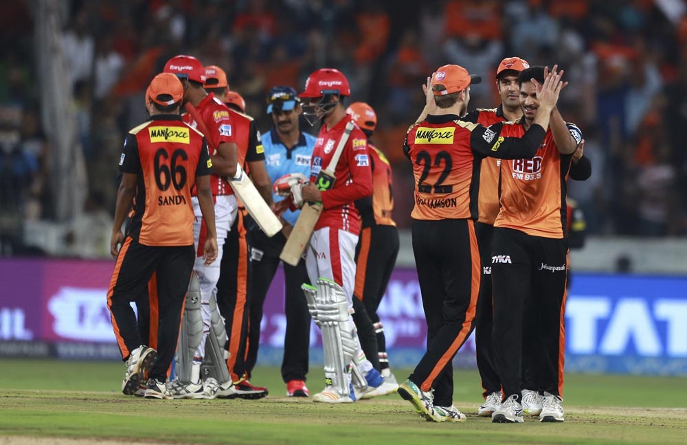 பஞ்சாப் பரிதாபங்கள்... சன்ரைசர்ஸின் வின்னிங் மொமன்ட்ஸ்! #SRHvKXIP பஞ்சாப் பரிதாபங்கள்... சன்ரைசர்ஸின் வின்னிங் மொமன்ட்ஸ்! #SRHvKXIP