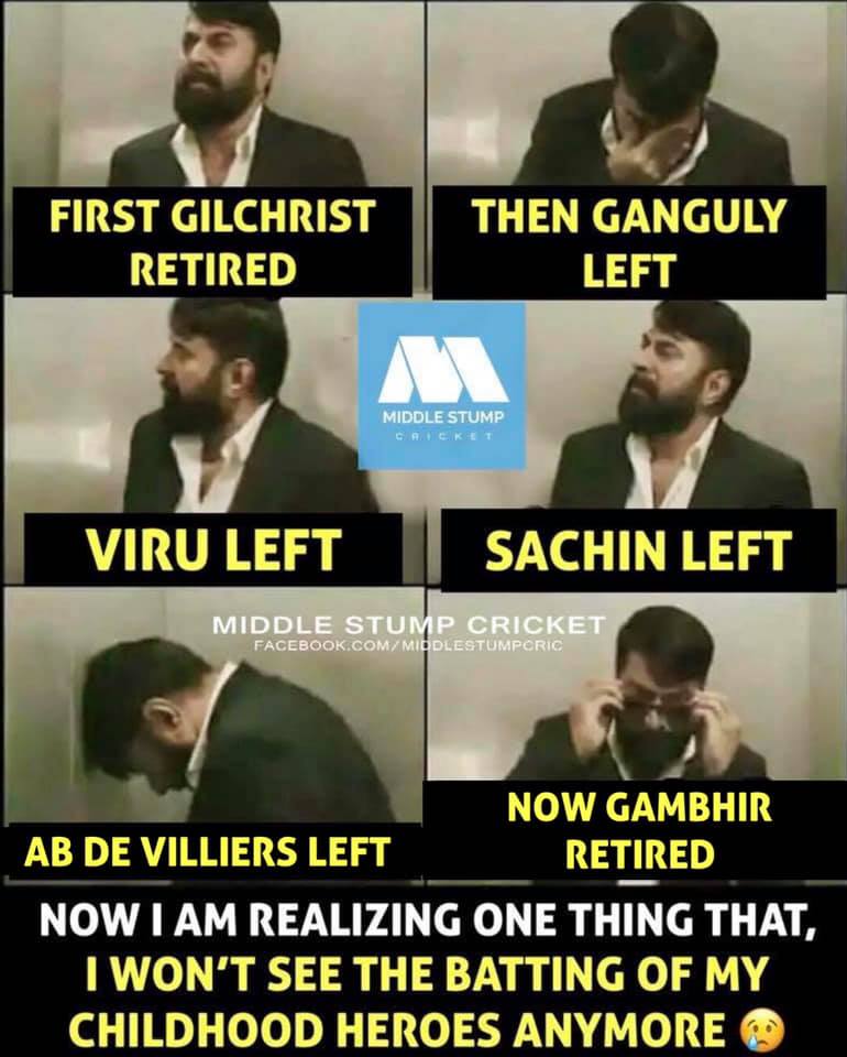 ''THe Man of final'' கவுதம் கம்பீர் ஓய்வுக்கு கிரிக்கெட் ரசிகர்களின் மீம்ஸ் வாழ்த்து.... ''THe Man of final'' கவுதம் கம்பீர் ஓய்வுக்கு கிரிக்கெட் ரசிகர்களின் மீம்ஸ் வாழ்த்து....