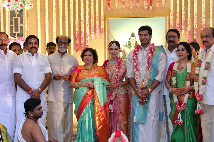 சௌந்தர்யா ரஜினி - விசாகன் திருமணம்: முதல்வர் எடப்பாடி பழனிசாமி, கமல் பங்கேற்பு: சிறப்பு தொகுப்பு சௌந்தர்யா ரஜினி - விசாகன் திருமணம்: முதல்வர் எடப்பாடி பழனிசாமி, கமல் பங்கேற்பு: சிறப்பு தொகுப்பு