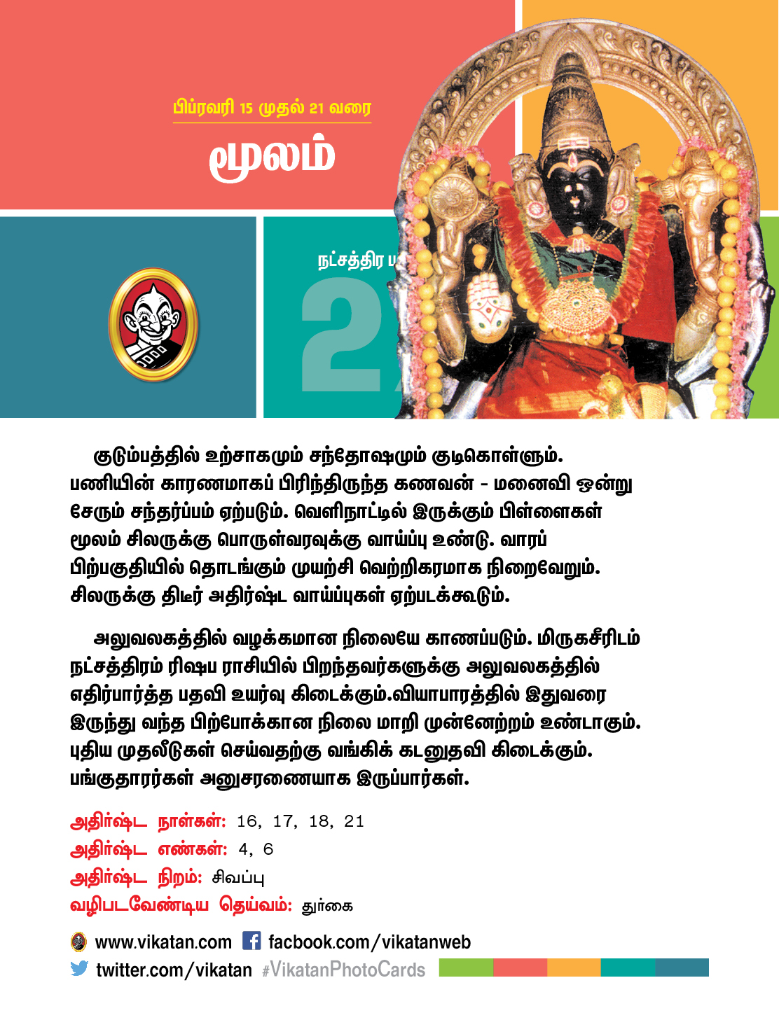 இந்த வார நட்சத்திரப் பலன்கள் பிப்ரவரி 15 முதல் 21 வரை! இந்த வார நட்சத்திரப் பலன்கள் பிப்ரவரி 15 முதல் 21 வரை!