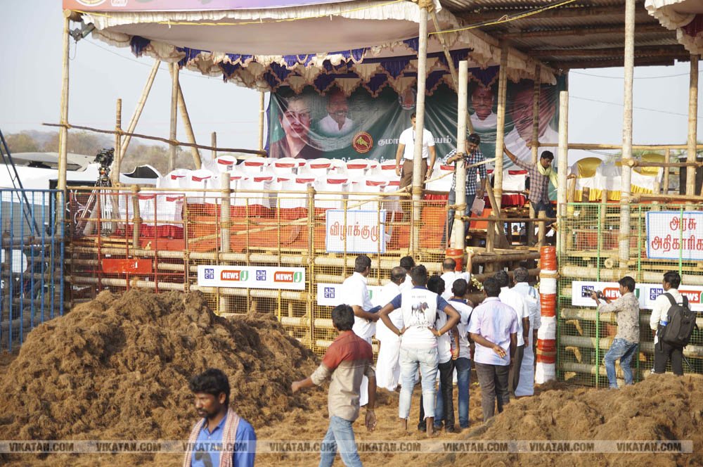 மகாசிவராத்திரியை முன்னிட்டு குமாரபாளையத்தில் நடைபெற்ற ஜல்லிக்கட்டுப் போட்டி! படங்கள்: சுபாஷ் ம நா மகாசிவராத்திரியை முன்னிட்டு குமாரபாளையத்தில் நடைபெற்ற ஜல்லிக்கட்டுப் போட்டி! படங்கள்: சுபாஷ் ம நா
