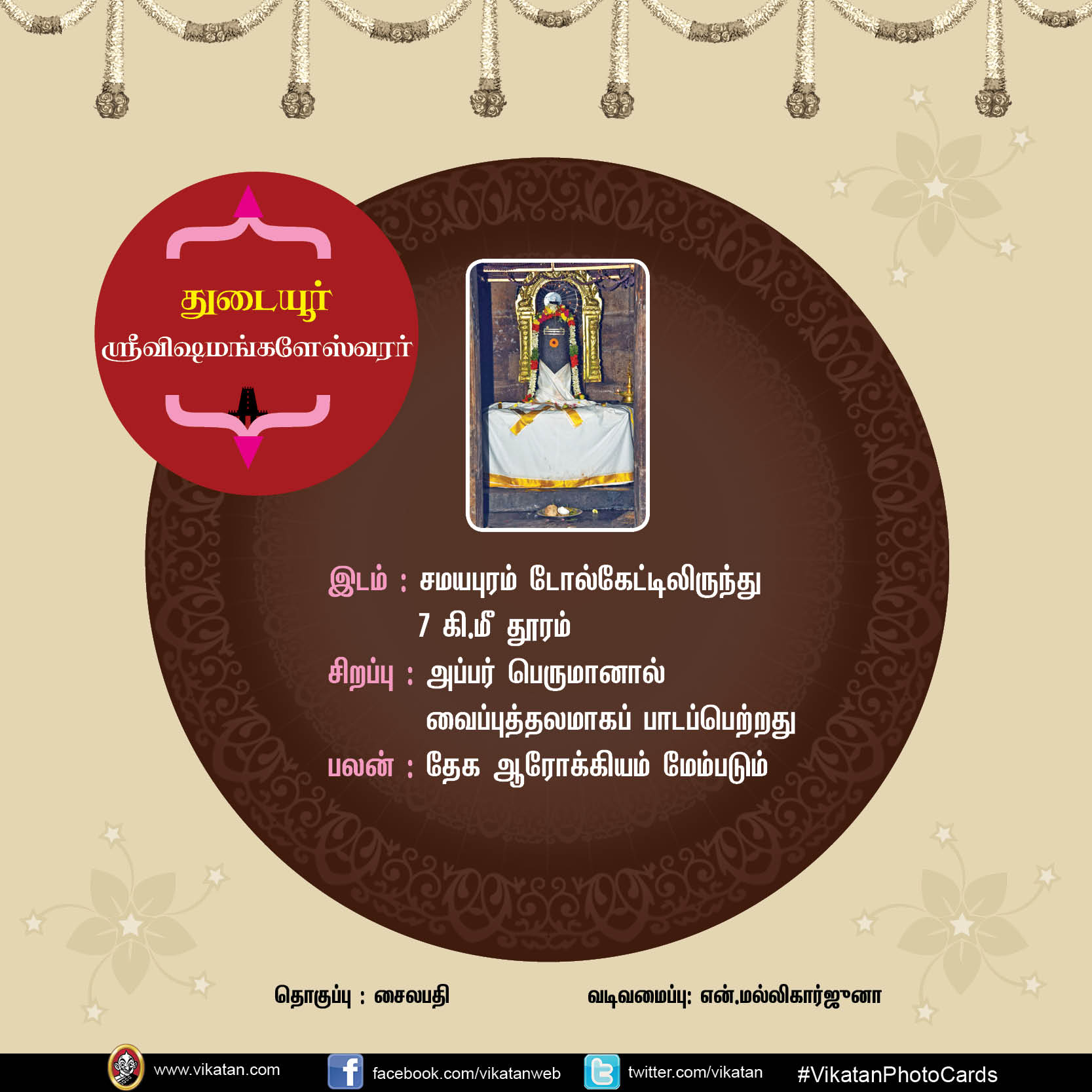 மங்களம் அருளும் சிவத்தலங்கள்! #VikatanPhotoCards மங்களம் அருளும் சிவத்தலங்கள்! #VikatanPhotoCards