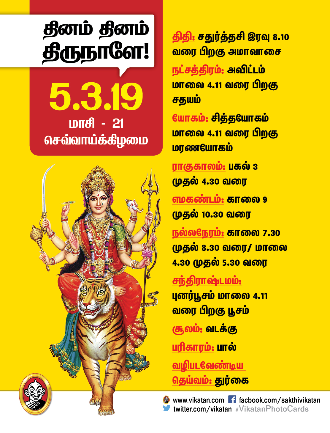 பஞ்சாங்கக் குறிப்புகள்... இந்த வாரம் எப்படி? (மார்ச் 4 முதல் 10 வரை) #VikatanPhotoCards பஞ்சாங்கக் குறிப்புகள்... இந்த வாரம் எப்படி? (மார்ச் 4 முதல் 10 வரை) #VikatanPhotoCards