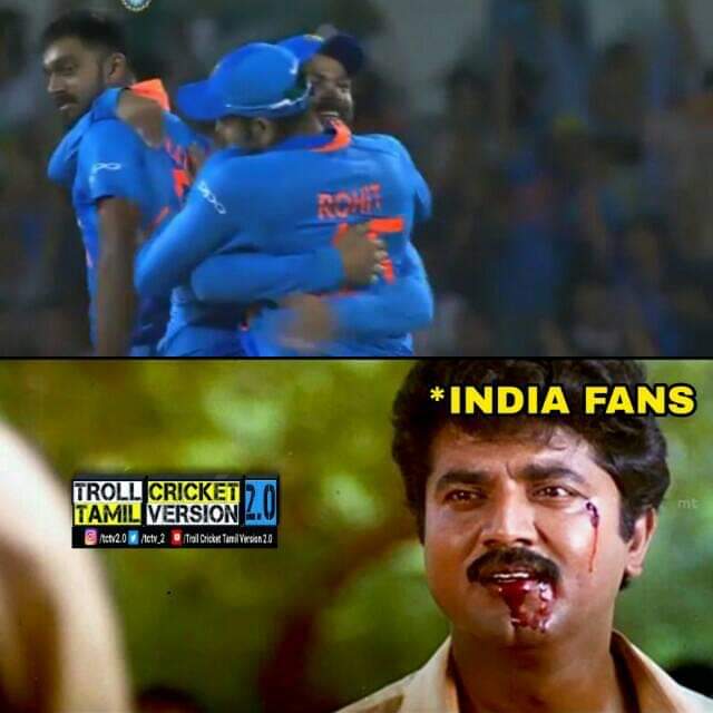 வாவ் பும்ரா, அசத்தல் விஜய்சங்கர், நாற்பதும் நமதே கோலி... இந்தியா வெற்றிக்கு குவிந்த மீம்ஸ் வாழ்த்து வாவ் பும்ரா, அசத்தல் விஜய்சங்கர், நாற்பதும் நமதே கோலி... இந்தியா வெற்றிக்கு குவிந்த மீம்ஸ் வாழ்த்து