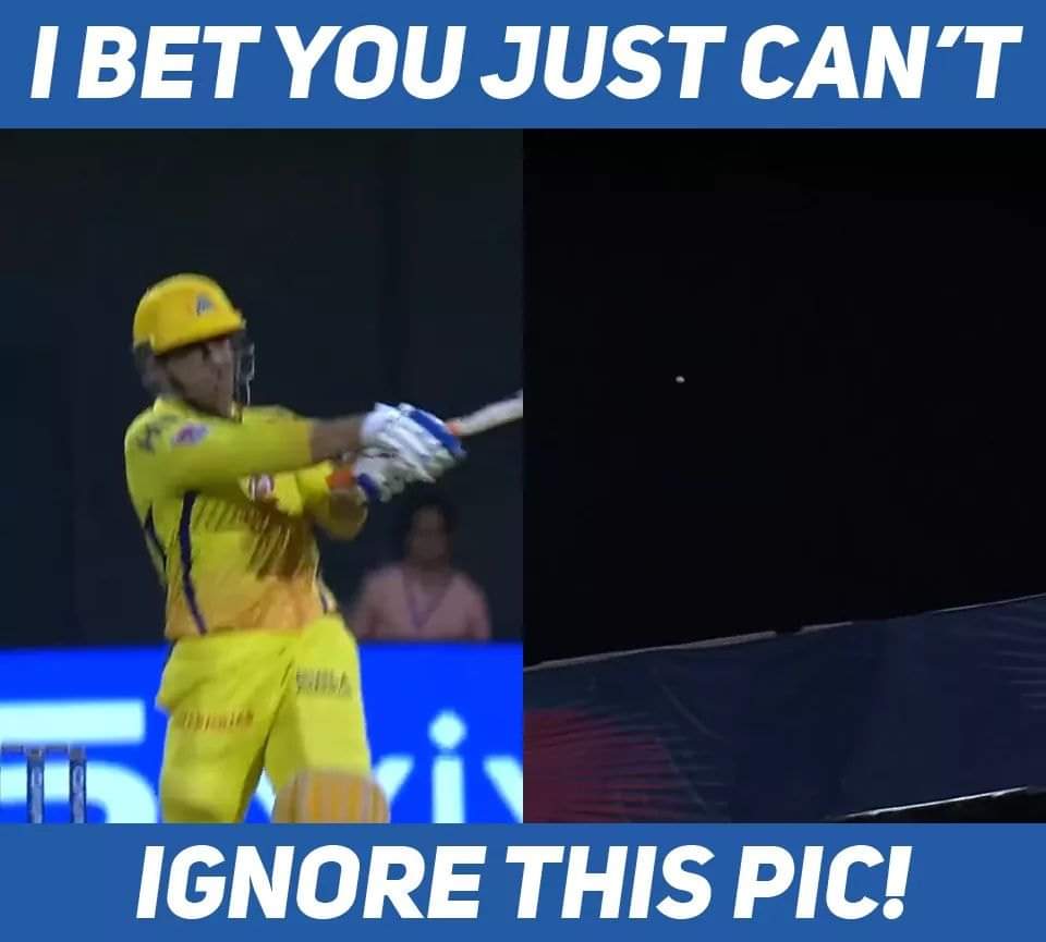 4, 6, 6, 2, 6... 111 மீட்டர் சிக்ஸ்... பேரு தோனி! #RCBvsCSK போட்டிக்குக் குவிந்த 'மாஸ்' தோனி மீம்ஸ் 4, 6, 6, 2, 6... 111 மீட்டர் சிக்ஸ்... பேரு தோனி! #RCBvsCSK போட்டிக்குக் குவிந்த 'மாஸ்' தோனி மீம்ஸ்