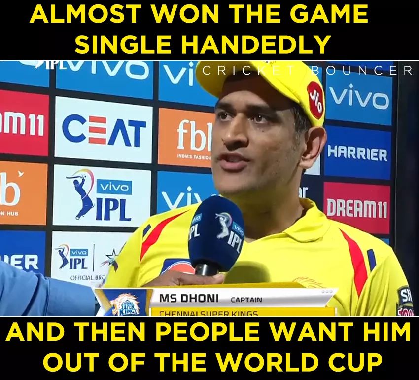 4, 6, 6, 2, 6... 111 மீட்டர் சிக்ஸ்... பேரு தோனி! #RCBvsCSK போட்டிக்குக் குவிந்த 'மாஸ்' தோனி மீம்ஸ் 4, 6, 6, 2, 6... 111 மீட்டர் சிக்ஸ்... பேரு தோனி! #RCBvsCSK போட்டிக்குக் குவிந்த 'மாஸ்' தோனி மீம்ஸ்