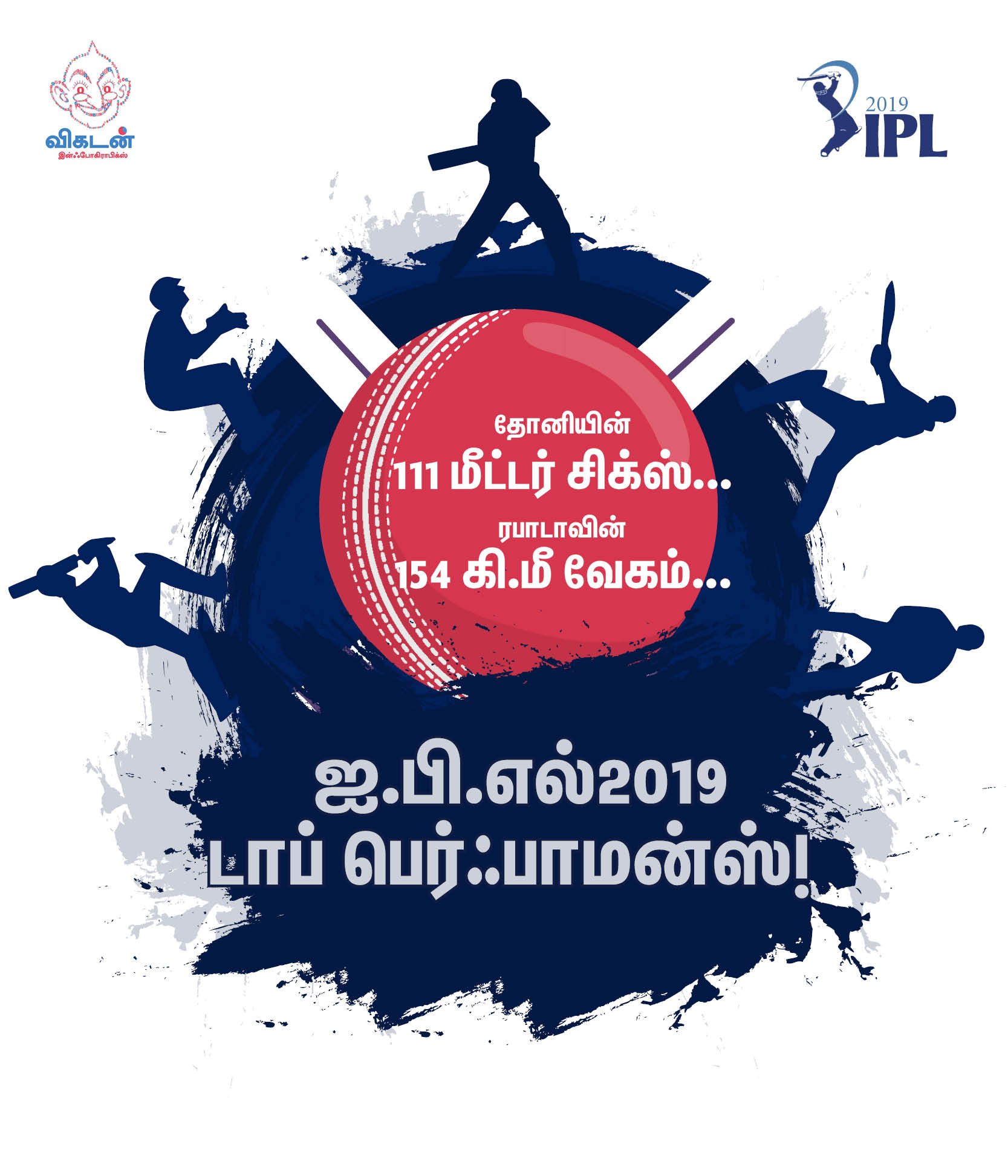 தோனியின் 111 மீட்டர் சிக்ஸ்... ரபாடாவின் 154 கி.மீ வேகம்... ஐ.பி.எல் 2019 டாப் பெர்ஃபாமன்ஸ்! #VikatanPhotoCards தோனியின் 111 மீட்டர் சிக்ஸ்... ரபாடாவின் 154 கி.மீ வேகம்... ஐ.பி.எல் 2019 டாப் பெர்ஃபாமன்ஸ்! #VikatanPhotoCards