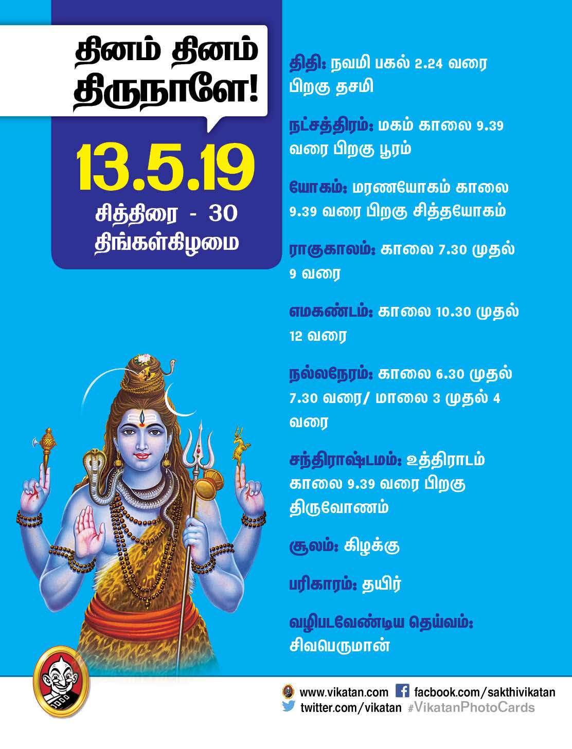 இந்த வாரம் எப்படி - பஞ்சாங்கக் குறிப்புகள் - மே 13 முதல் 19 வரை இந்த வாரம் எப்படி - பஞ்சாங்கக் குறிப்புகள் - மே 13 முதல் 19 வரை