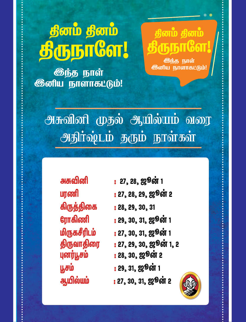 இந்த வாரம் எப்படி? மே 27 முதல் ஜூன் 2 வரை! #Vikatanphotocards இந்த வாரம் எப்படி? மே 27 முதல் ஜூன் 2 வரை! #Vikatanphotocards