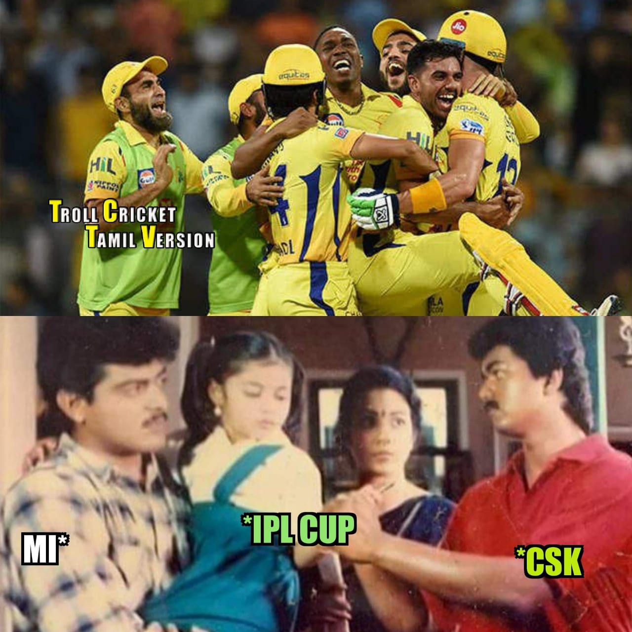`கில்லி' விஜய், `அவெஞ்சர்ஸ்' ரெஃபரன்ஸ்... 8-வது முறையாக இறுதி போட்டிக்குச் சென்ற #CSK-வுக்காக குவிந்த மீம்ஸ் தொகுப்பு! `கில்லி' விஜய், `அவெஞ்சர்ஸ்' ரெஃபரன்ஸ்... 8-வது முறையாக இறுதி போட்டிக்குச் சென்ற #CSK-வுக்காக குவிந்த மீம்ஸ் தொகுப்பு!