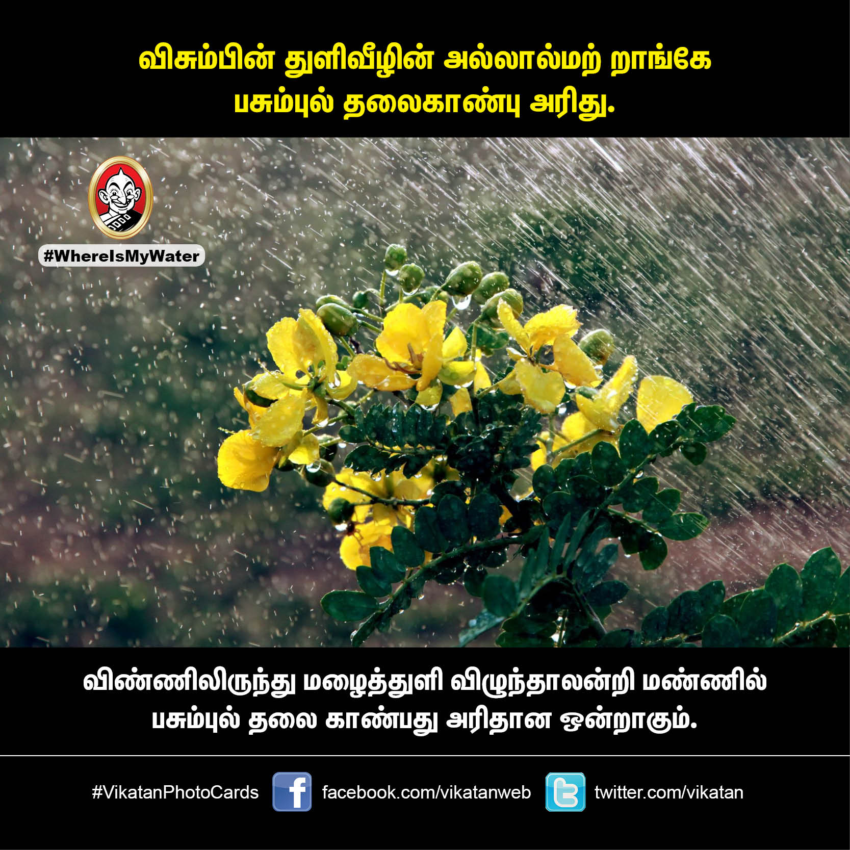 வள்ளுவர் சொன்ன 'வான்சிறப்பு'... இப்போ எப்படி இருக்கு?! #VikatanPhotoCards வள்ளுவர் சொன்ன 'வான்சிறப்பு'... இப்போ எப்படி இருக்கு?! #VikatanPhotoCards
