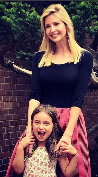 with her daughter