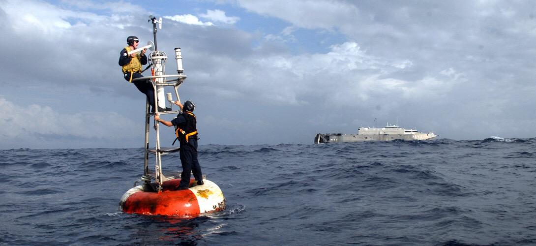 Weather Buoy on Null Island