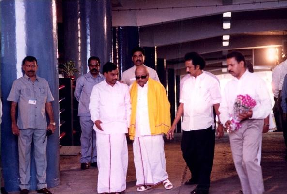 ஆ.ராசா, கருணாநிதி, மு.க.ஸ்டாலின்