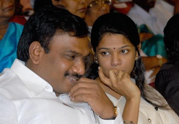 ஆ.ராசா, கனிமொழி