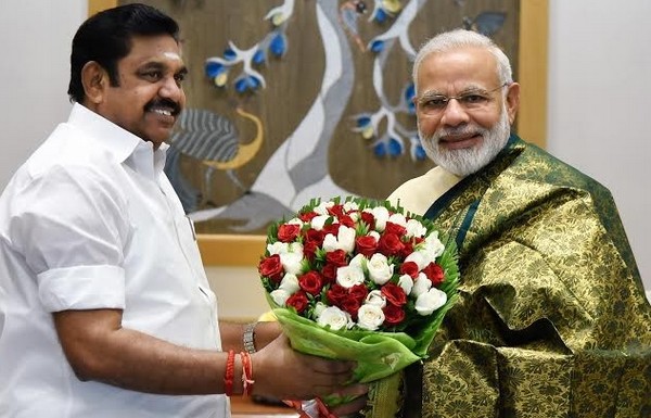 மோடி-எடப்பாடி பழனிசாமி சந்திப்பு