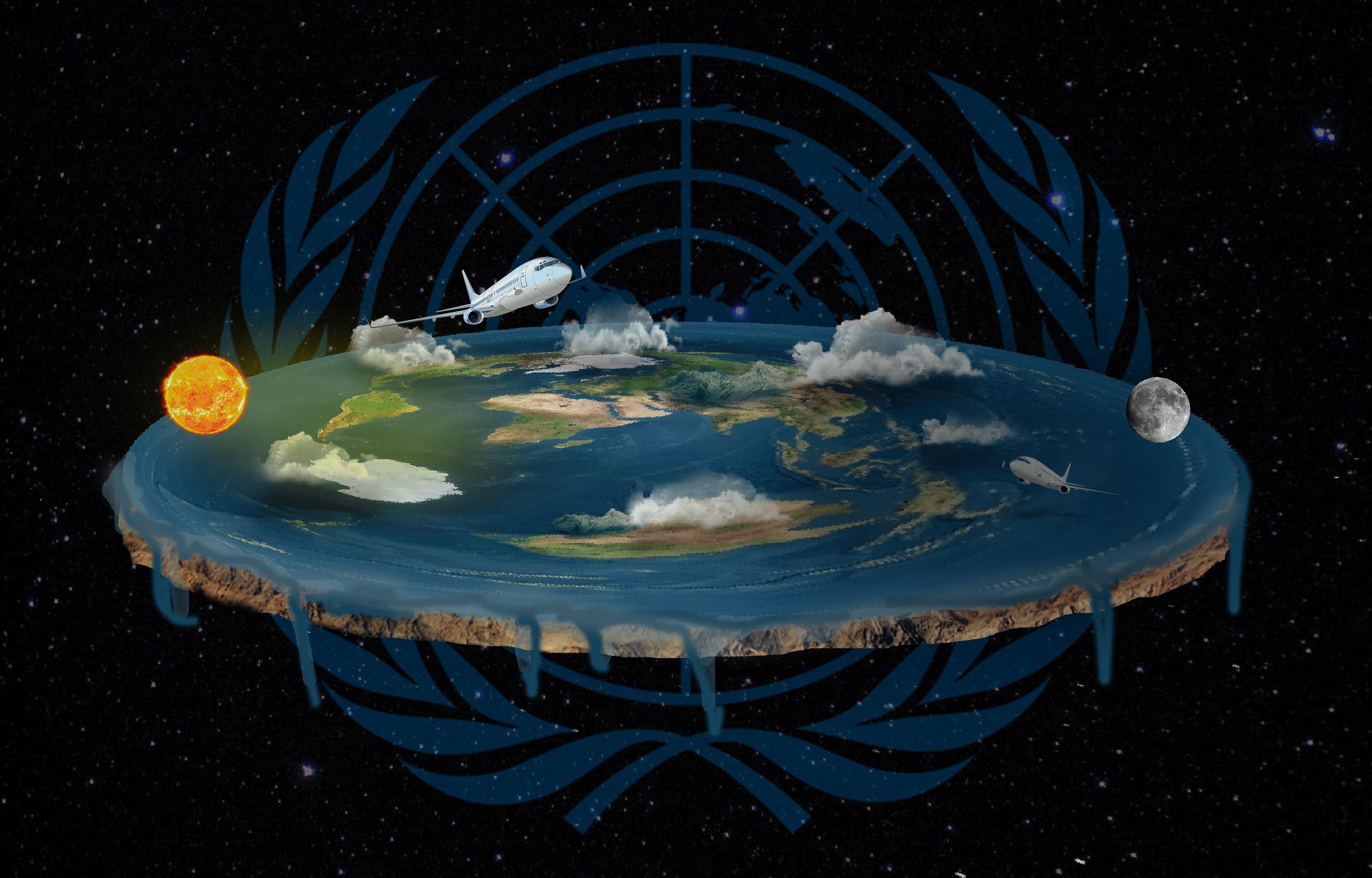 தட்டையான பூமி