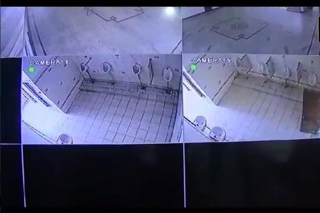 கழிப்பறையில் சிசிடிவி கேமிரா