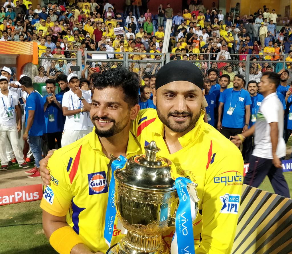 ஹர்பஜன் மற்றும் ரெய்னா CSK