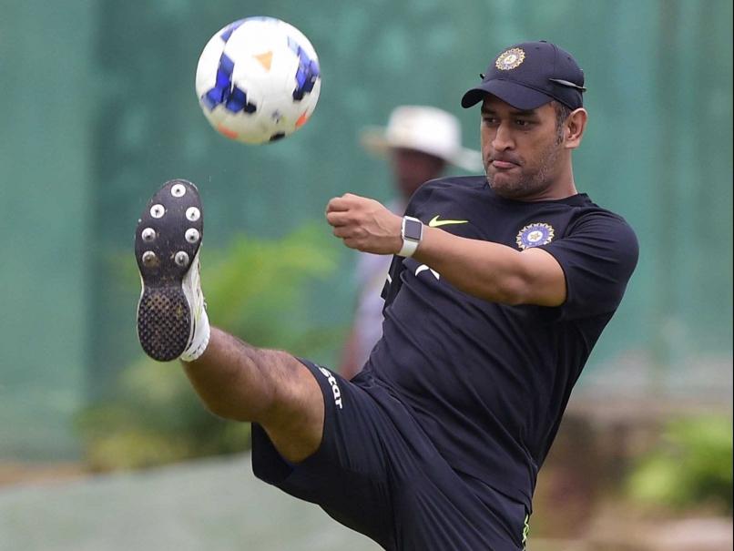 Dhoni Playing Football - Fitness