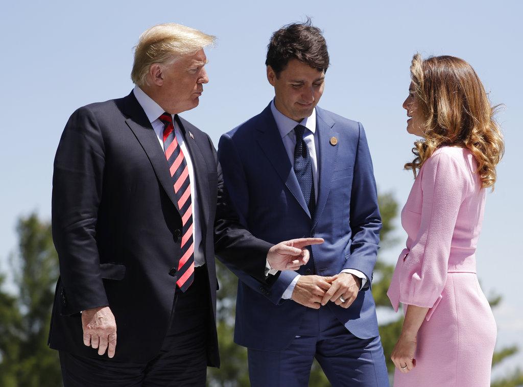 ட்ரம்ப் -  ஜஸ்டின்