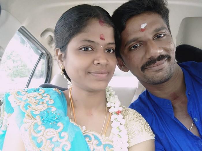 காதலி மீனாவுடன் காதலன் பொன்ராஜ் காதலி மீனாவுடன் காதலன் பொன்ராஜ்