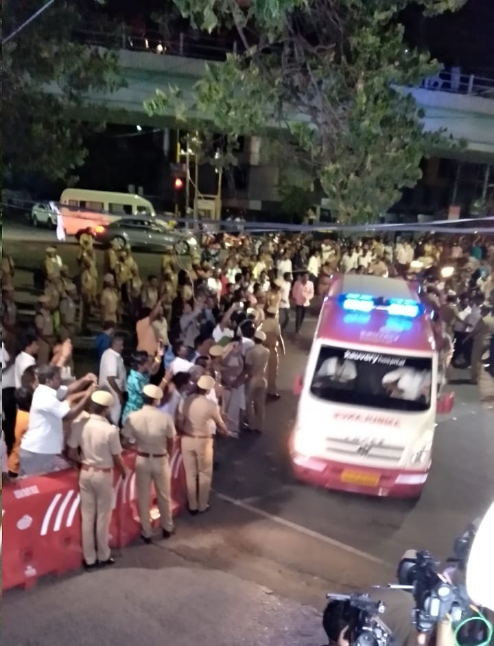 ambulance reached kaveri hospital