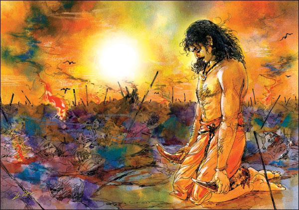 வேள்பாரி - ம.செ ஓவியங்கள்