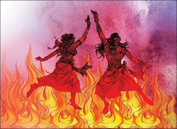 வேள்பாரி - ம.செ ஓவியங்கள்