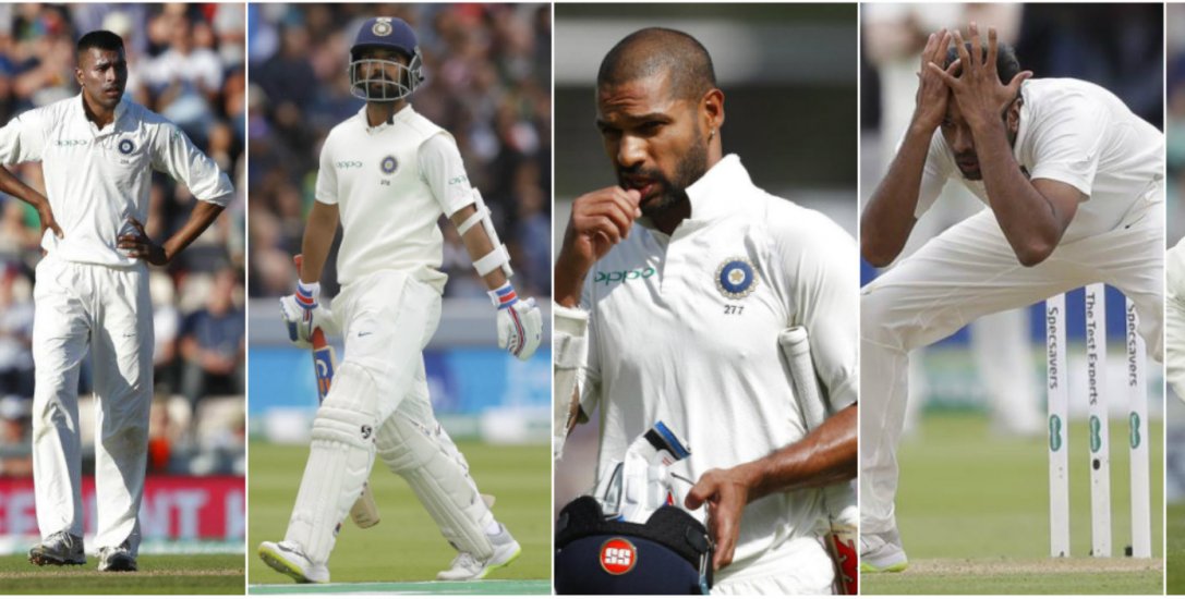 இங்கிலாந்தில் டெஸ்ட் தொடர் தோல்வி... இந்த 5 வீரர்கள்தான் காரணமா?!  #EngVInd