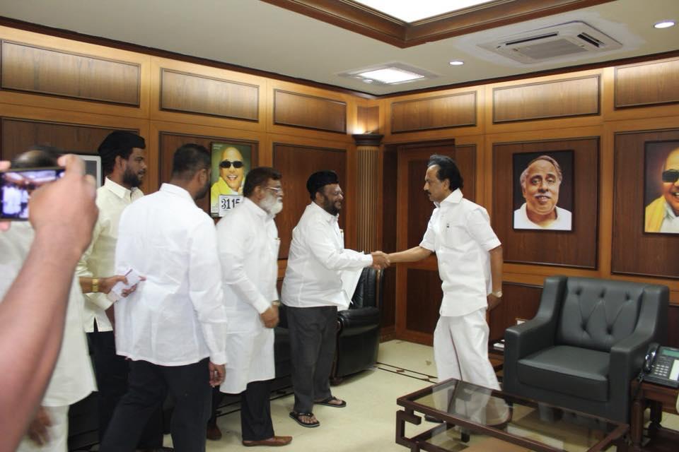 ஸ்டாலினுடன் மமக சந்திப்பு